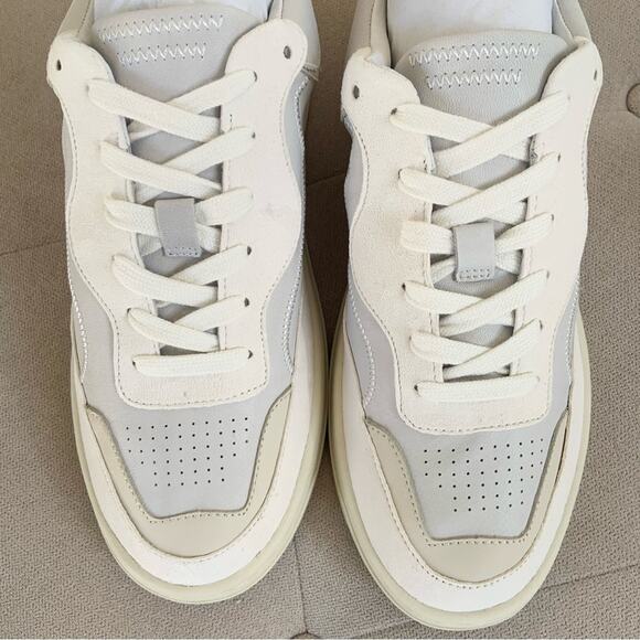 Dolce Vita Adella Sneakers Off White Premium Leather Shoes Size 9 NEW IN BOX - Picture 6 of 12